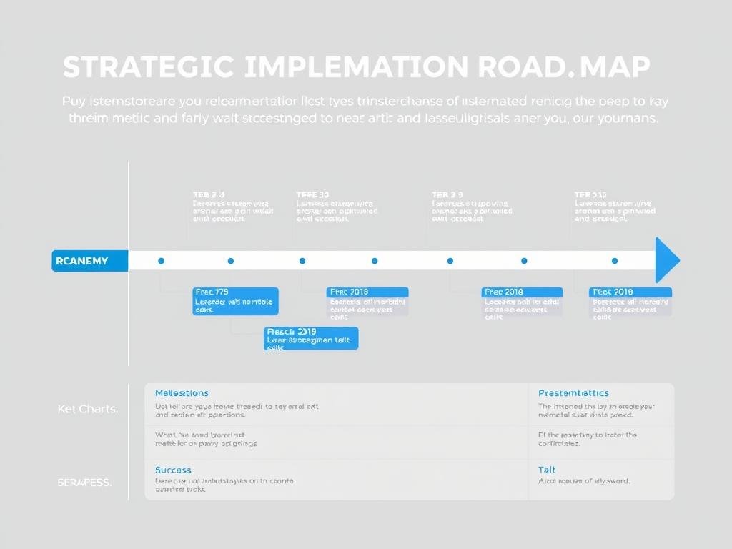 Strategic implementation roadmap template for CMI Level 8 Strategic Direction and Leadership assignments